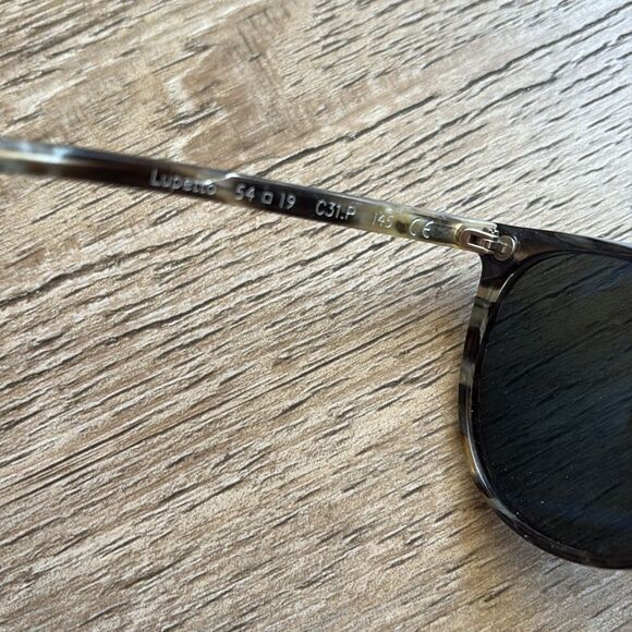 Dom Vetro Lupetta Grey & Black Tortoise Shell Sunglasses Made in Italian Alps - Picture 5 of 7